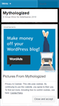 Mobile Screenshot of mythologized.wordpress.com