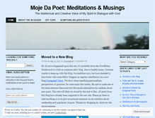 Tablet Screenshot of mojedapoet.wordpress.com