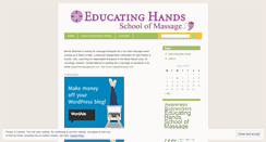 Desktop Screenshot of educatinghands.wordpress.com