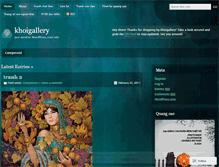 Tablet Screenshot of khoigallery.wordpress.com