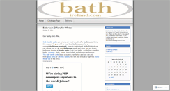 Desktop Screenshot of bathroomblogger.wordpress.com