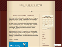 Tablet Screenshot of brassbedofdenver.wordpress.com