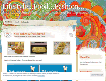 Tablet Screenshot of lifestylefoodfashion.wordpress.com