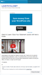 Mobile Screenshot of lovethycloset.wordpress.com