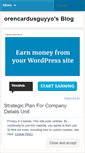 Mobile Screenshot of orencardusguyyo.wordpress.com