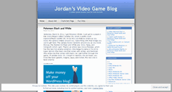 Desktop Screenshot of jordansvideogameblog.wordpress.com