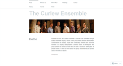 Desktop Screenshot of curlewensemble.wordpress.com