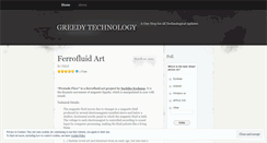 Desktop Screenshot of greedytech.wordpress.com