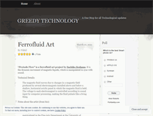 Tablet Screenshot of greedytech.wordpress.com