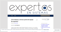 Desktop Screenshot of expertosensistemas.wordpress.com