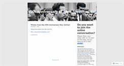 Desktop Screenshot of calfreespeech.wordpress.com