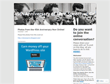 Tablet Screenshot of calfreespeech.wordpress.com