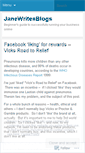 Mobile Screenshot of janewritesblogs.wordpress.com