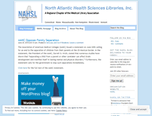 Tablet Screenshot of nahsl.wordpress.com