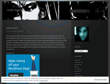Tablet Screenshot of jordanaugustain.wordpress.com
