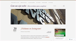 Desktop Screenshot of conunojosolo.wordpress.com