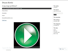 Tablet Screenshot of dusan.wordpress.com