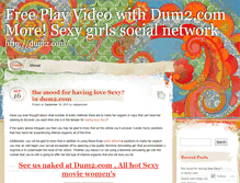 Tablet Screenshot of dum2com.wordpress.com