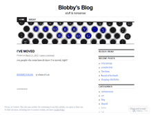 Tablet Screenshot of blobbysblog.wordpress.com