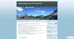 Desktop Screenshot of bergsportler.wordpress.com