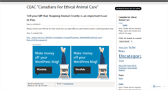 Desktop Screenshot of cfeac.wordpress.com