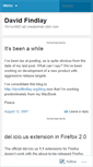 Mobile Screenshot of davidfindlay.wordpress.com