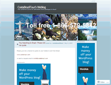 Tablet Screenshot of costabraziltours.wordpress.com