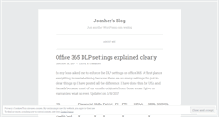 Desktop Screenshot of joonhee.wordpress.com