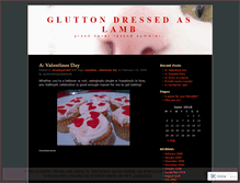 Tablet Screenshot of gluttondressedaslamb.wordpress.com