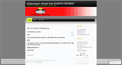 Desktop Screenshot of guarenteedclubpenguincheats.wordpress.com