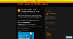 Desktop Screenshot of bikramyogasummerlin.wordpress.com