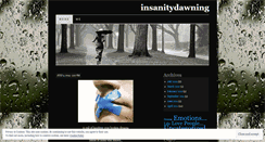 Desktop Screenshot of insanitydawning.wordpress.com