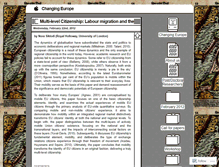 Tablet Screenshot of changingeurope.wordpress.com