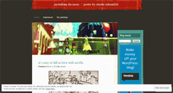 Desktop Screenshot of jaywalkingthemoon.wordpress.com