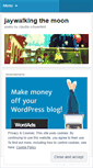 Mobile Screenshot of jaywalkingthemoon.wordpress.com