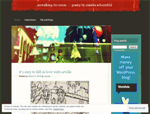 Tablet Screenshot of jaywalkingthemoon.wordpress.com