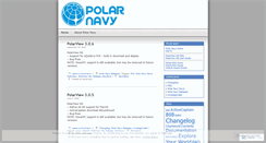 Desktop Screenshot of polarnavy.wordpress.com