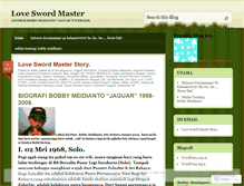 Tablet Screenshot of lovesword.wordpress.com
