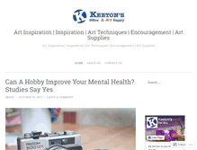 Tablet Screenshot of keetonsonline.wordpress.com