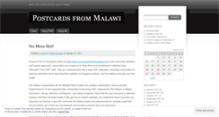 Desktop Screenshot of postcardsfrommalawi.wordpress.com