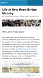 Mobile Screenshot of newhopebridge.wordpress.com