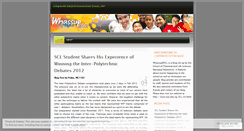 Desktop Screenshot of nypsclblog.wordpress.com