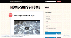 Desktop Screenshot of homeswisshome.wordpress.com