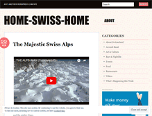 Tablet Screenshot of homeswisshome.wordpress.com
