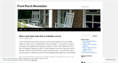Desktop Screenshot of frontporchrevolution.wordpress.com