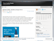 Tablet Screenshot of newsdunia.wordpress.com