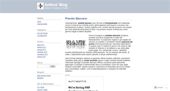 Desktop Screenshot of anthosblog.wordpress.com