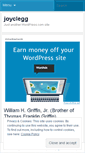 Mobile Screenshot of joyclegg.wordpress.com