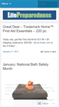 Mobile Screenshot of lifepreparedness.wordpress.com