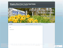 Tablet Screenshot of homeindoorcounty.wordpress.com